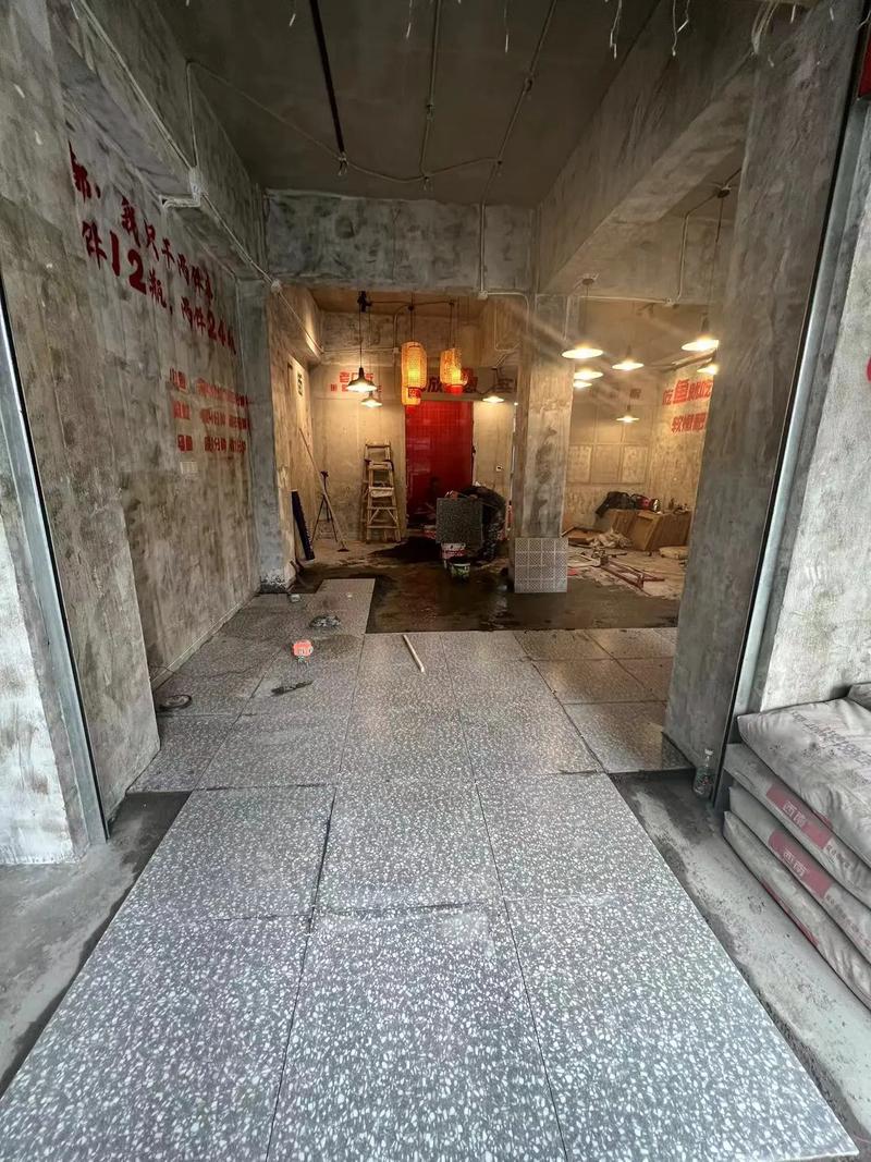 营康路餐饮商铺装修收尾记 软装进场前的最后等待
